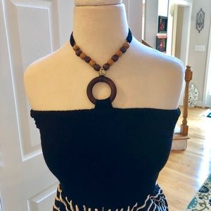 Cute black and white striped handkerchief dress